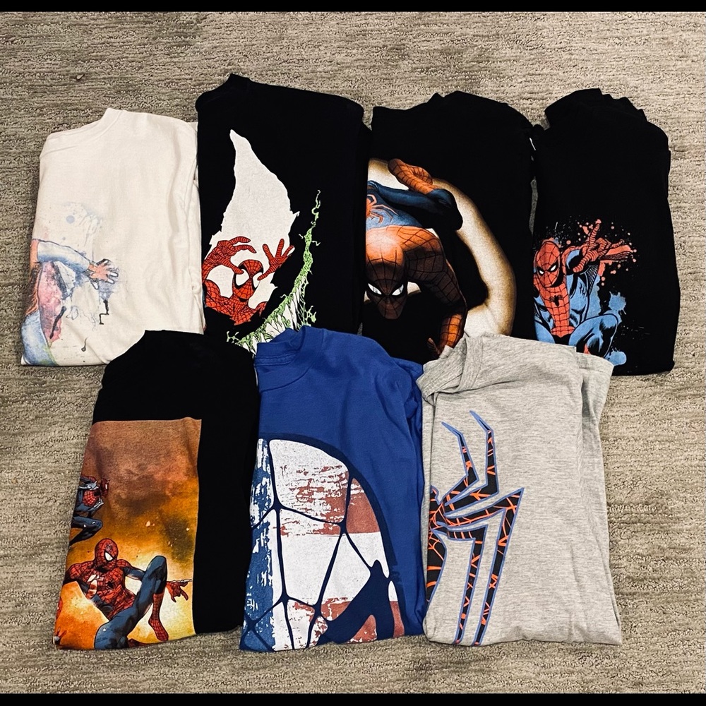 Spider-Man Short Sleeve Adult Medium Lot